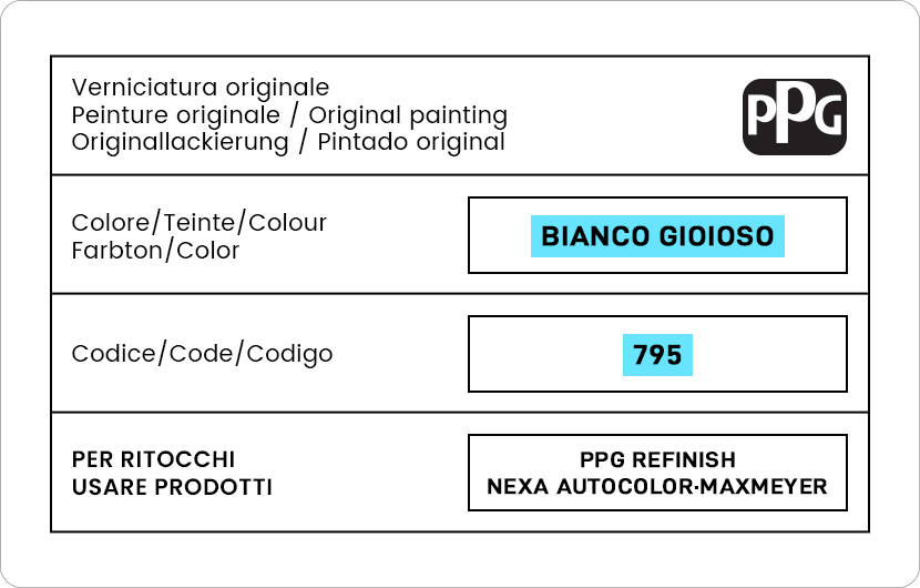 Lancia Paint Code