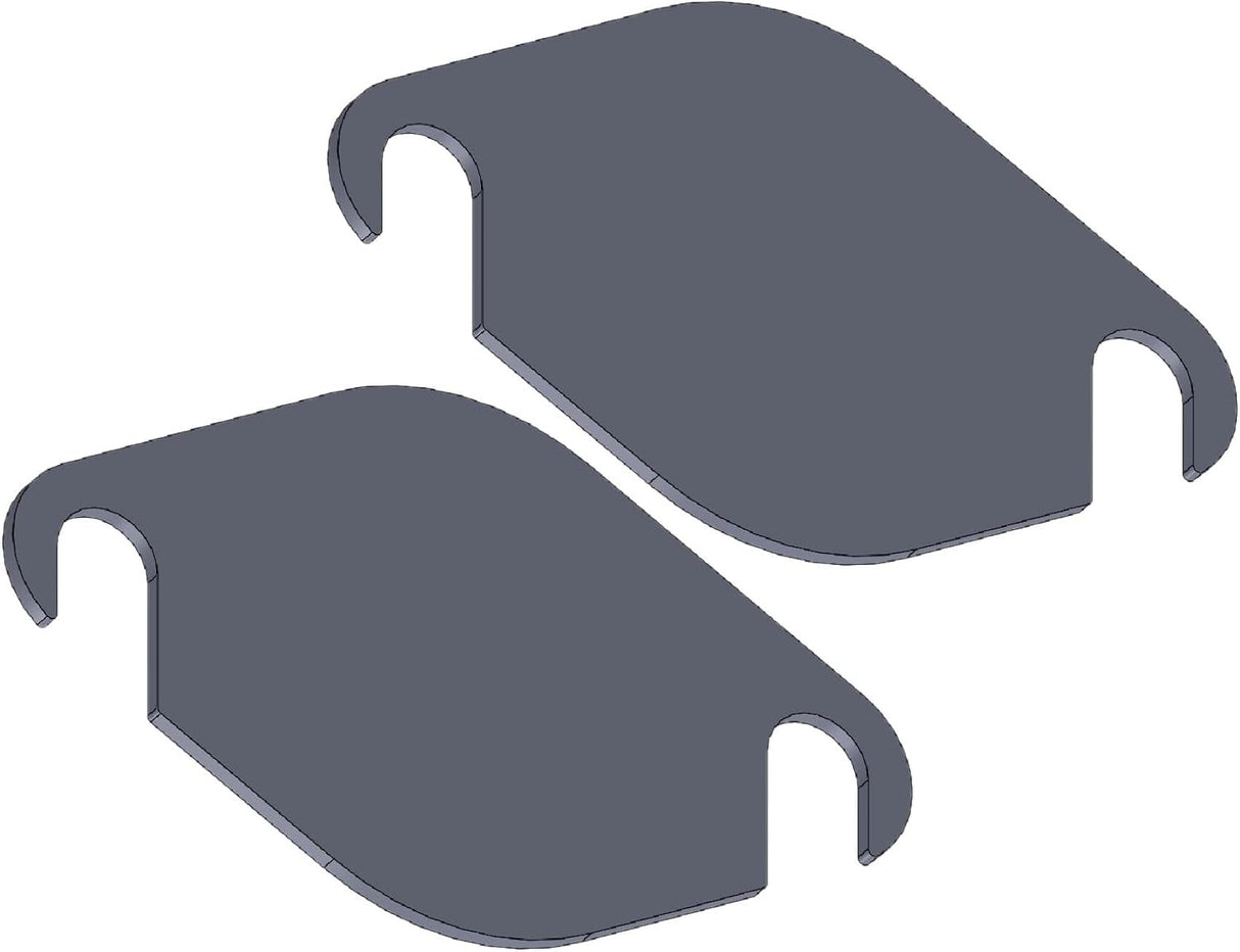 Pair of EGR Slotted Blanking Plates for VW 1.2, 1.4, 1.9, 2.0 TDI Engines - Fits VW, Audi, Skoda, Seat - Diesel
