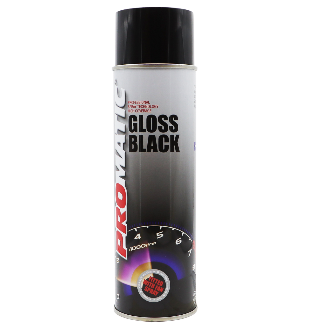 Promatic Gloss Black 500ml Aerosol