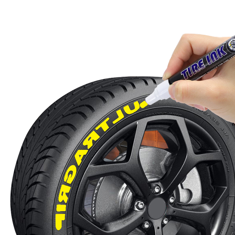 Car Tire Paint Marker – Durable Waterproof Ink Pen for Rubber & Wheel Lettering