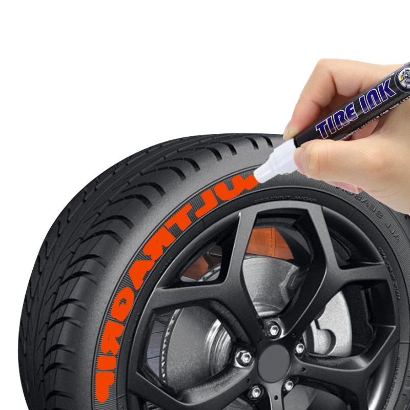 Car Tire Paint Marker – Durable Waterproof Ink Pen for Rubber & Wheel Lettering
