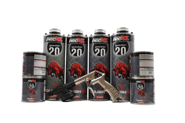 ProXL ToughOX Truck Bed Liner Tintable Kit (4x 1L) with Applicator Gun