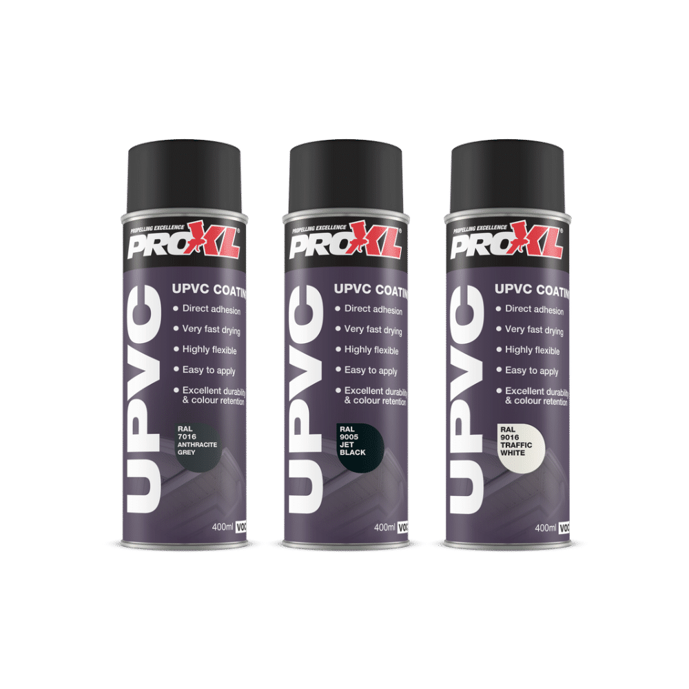 ProXL UPVC Restoration Coating aerosol sprays