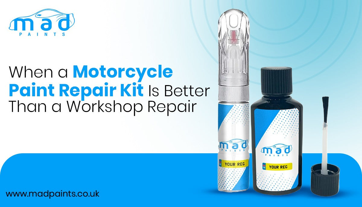 When a Motorcycle Paint Repair Kit Is Better Than a Workshop Repair
