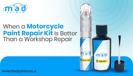 When a Motorcycle Paint Repair Kit Is Better Than a Workshop Repair
