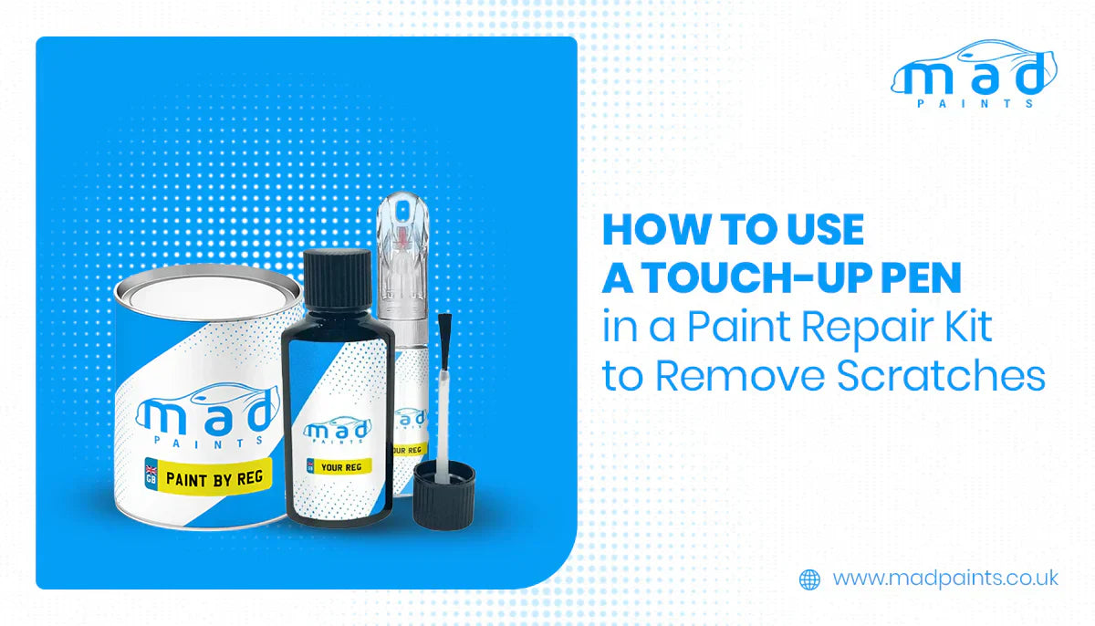 How to Use a Touch-Up Pen in a Paint Repair Kit to Remove Scratches