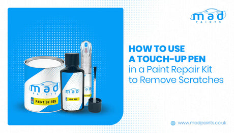 How to Use a Touch-Up Pen in a Paint Repair Kit to Remove Scratches