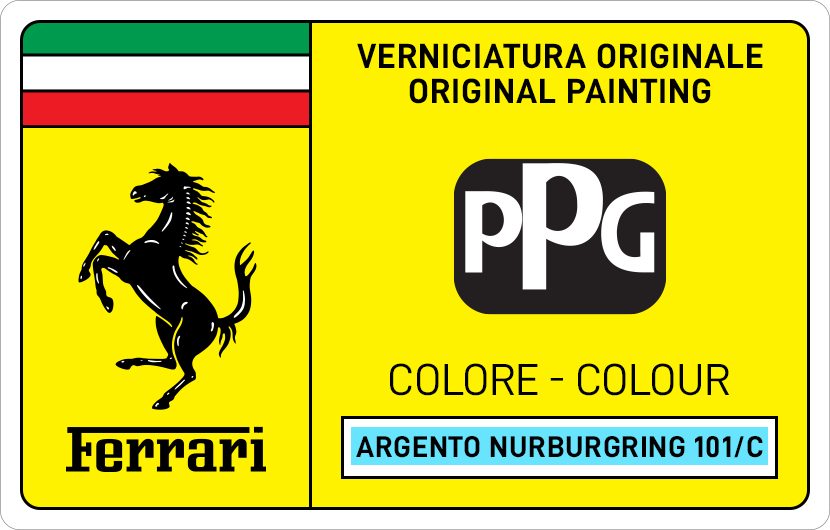 Ferrari Paint Code
