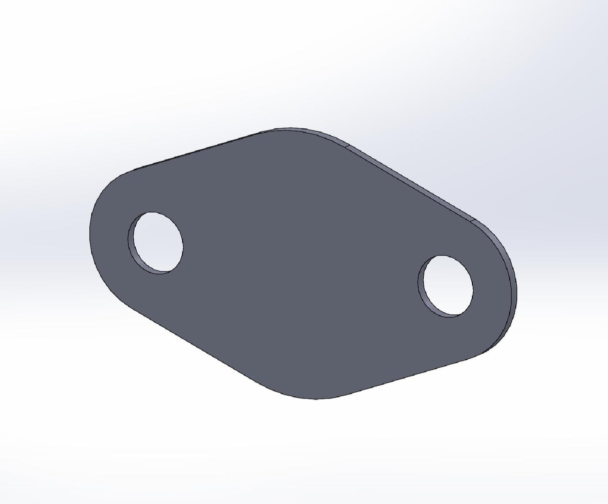 EGR Blanking Plate for Vauxhall 1.7 CDTI DTI Opel Honda Isuzu