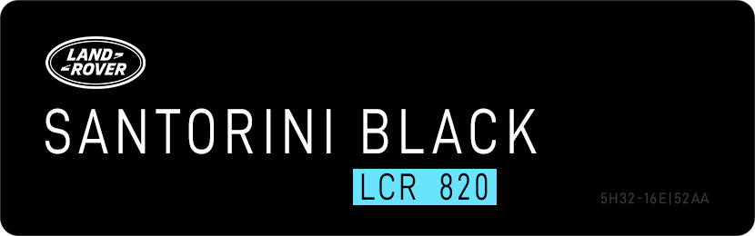 Land Rover Paint Code