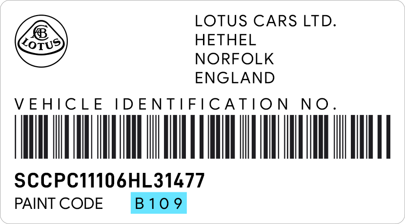 Lotus Paint Code