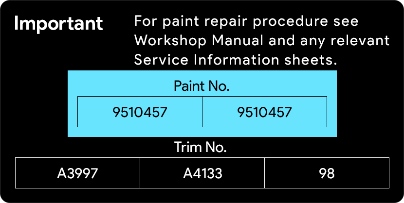 Rolls Royce Paint Code