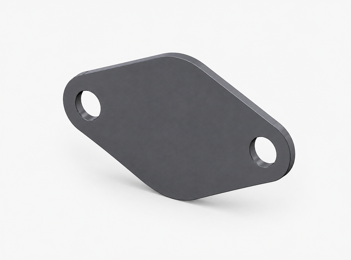 EGR Blanking Plate for VW 1.2, 1.4, 1.9, 2.0 TDI Engines - Fits VW, Audi, Skoda, Seat Diesel Vehicles - 3mm Thick Plated Steel