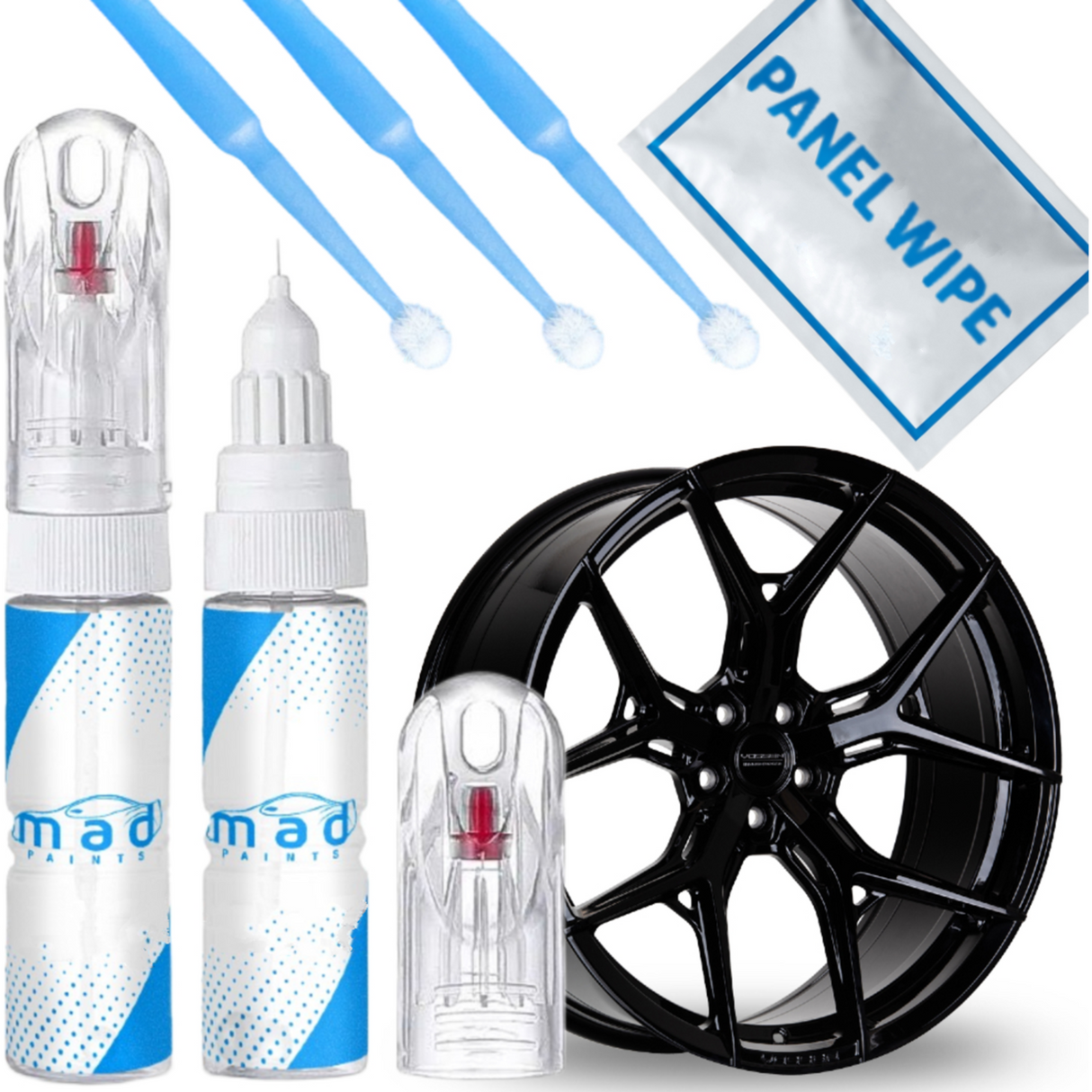 Gloss Black Alloy Wheel Touch Up Kit