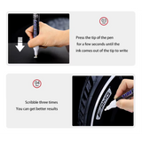 Car Tire Paint Marker – Durable Waterproof Ink Pen for Rubber & Wheel Lettering
