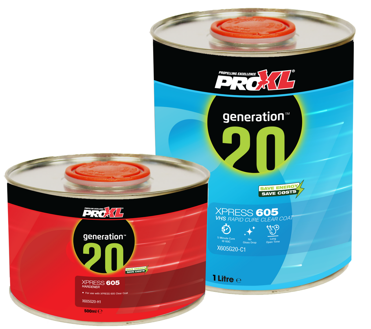 ProXL Generation 20 Xpress605 VHS Rapid Clear Coat Kit 1.5L