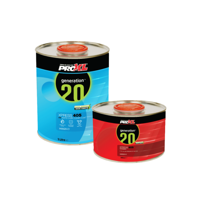 ProXL Generation 20 Xpress405 Rapid Clear Coat Kit 1.5L