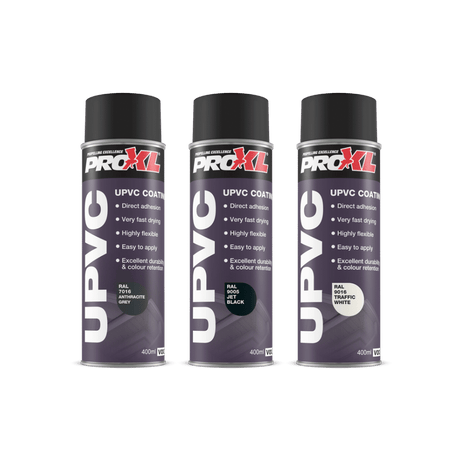 ProXL UPVC Restoration Coating aerosol sprays